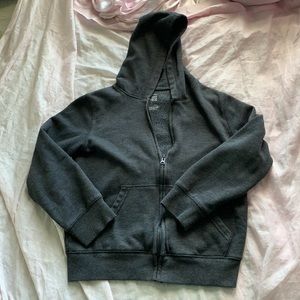 Dark Gray Zip Up Hoodie